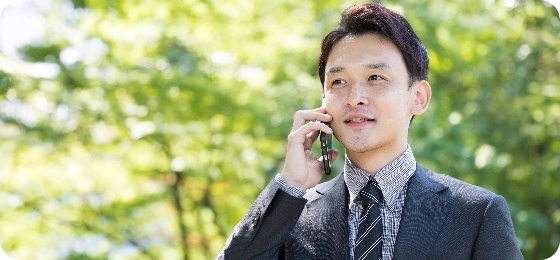 訪問前に担当者が電話でご挨拶