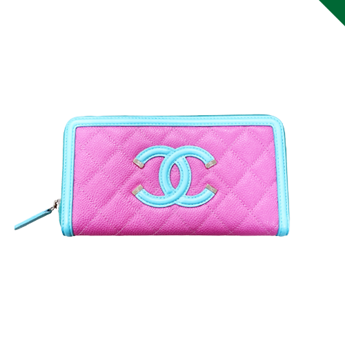 CHANEL】シャネル キャビアスキン CCフィリグリー 長財布 | 【わかば  