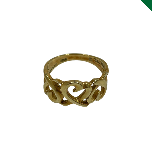 TIFFANY & Co.】ティファニー トリプルラビングハート リング  